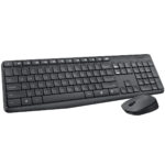 Logitech MK235 Wireless Keyboard and Mouse Combo (Black)