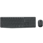 Logitech MK235 Wireless Keyboard and Mouse Combo (Black)