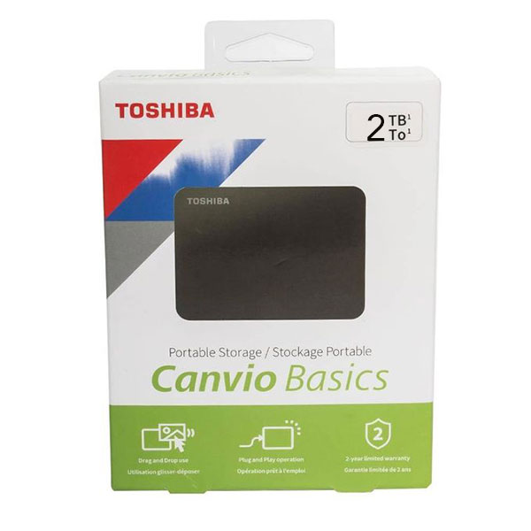 Toshiba Canvio Basics 2TB USB 3.0 Portable Hard - Mombasa Computers