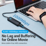 Vention 5-in-1 USB-C HUB With Gigabit Ethernet Adapter
