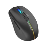 Promate Kitt 2.4GHz Wireless Ergonomic Optical Mouse with LED Rainbow Lights