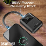 Promate PowerPod-10 10000mAh Ultra-Compact Portable Power Bank