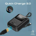 Promate PowerPod-10 10000mAh Ultra-Compact Portable Power Bank