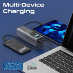 Promate Titan-160 27600mAh Ultra-Compact 160W Power Bank