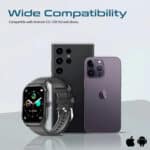 Promate Xwatch-B2 with 2.01-Inch Ultra Large Display ActivLife SmartWatch with BT Calling