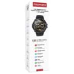 Promate Xwatch-R19 1.53" Round Screen Fitness Tracker Smartwatch with BT Calling