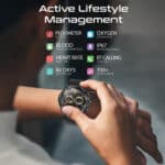 Promate Xwatch-R19 1.53" Round Screen Fitness Tracker Smartwatch with BT Calling