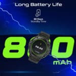 Promate Xwatch-R19 1.53" Round Screen Fitness Tracker Smartwatch with BT Calling