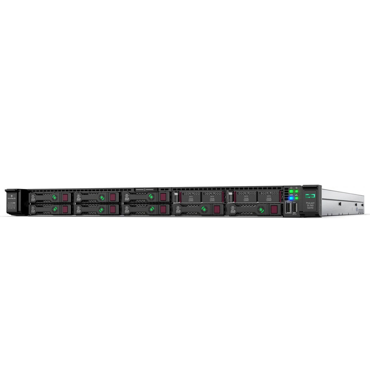 HPE ProLiant DL360 Gen10 4208 2.1GHz 8‑core 1P 16GB‑R P408i‑a NC 8SFF 500W PS Server