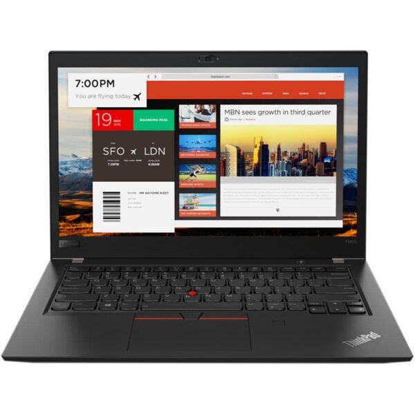 Lenovo ThinkPad T480s Intel Core i7 8th Gen 16GB RAM 256GB SSD 14 Inch FHD Touch Display