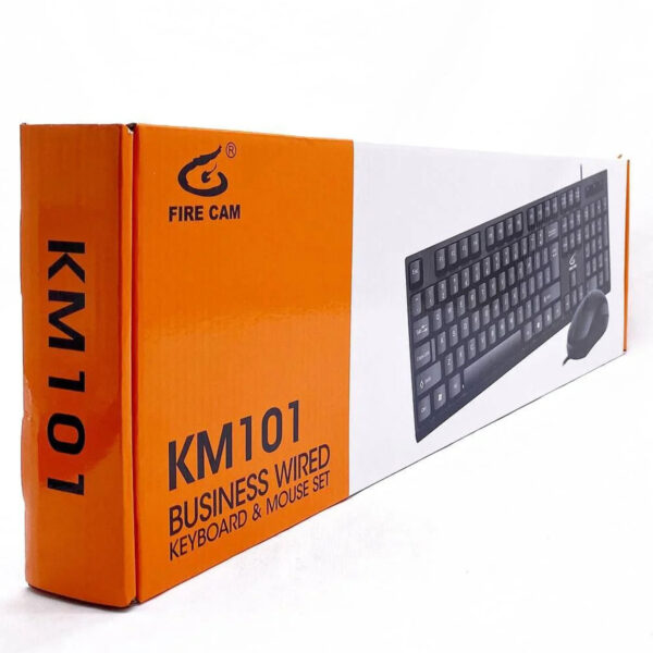 FireCam KM101 Business Wired Keyboard & Mouse Combo