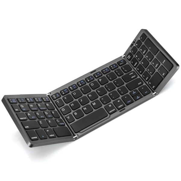 B089 Multi-Device Foldable Blue tooth Keyboard with Numeric Keypad