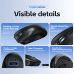 T-WOLF Q3 Dual-mode Wireless Rechargeable Bluetooth Mouse