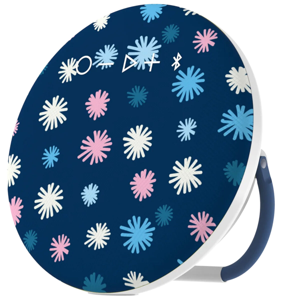 Groove Onn Portable Bluetooth Round Stereo Wireless IPX4 Water Resistant Speaker