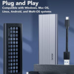 Lexar E10 M.2 PCIe NVMe/SATA SSD Enclosure Adapter
