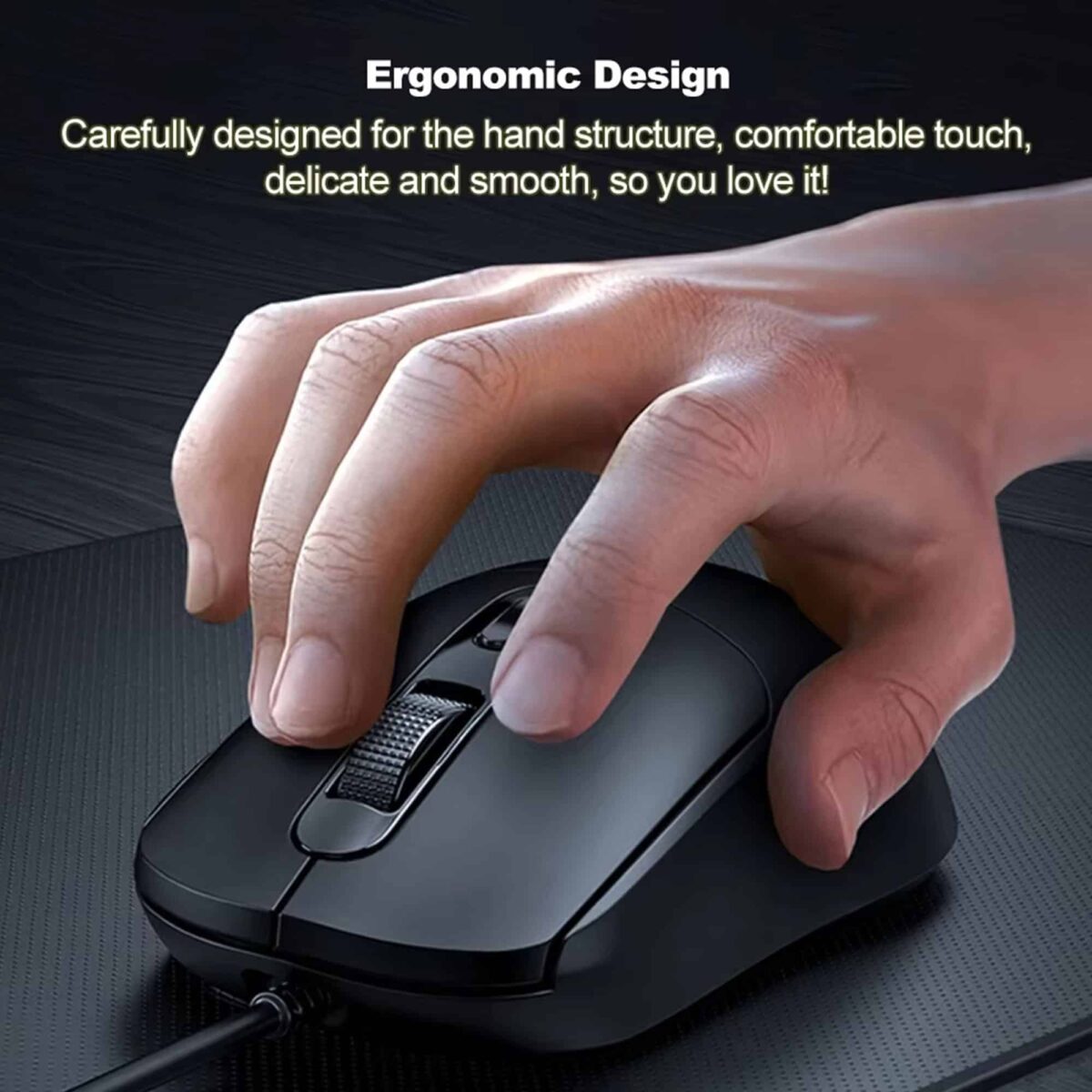 T-WOLF G580 Wired Ergonomic Mouse