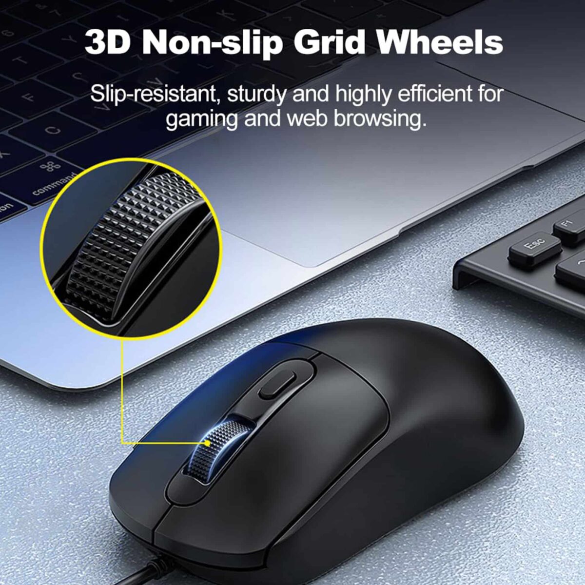 T-WOLF G580 Wired Ergonomic Mouse