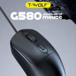 T-WOLF G580 Wired Ergonomic Mouse