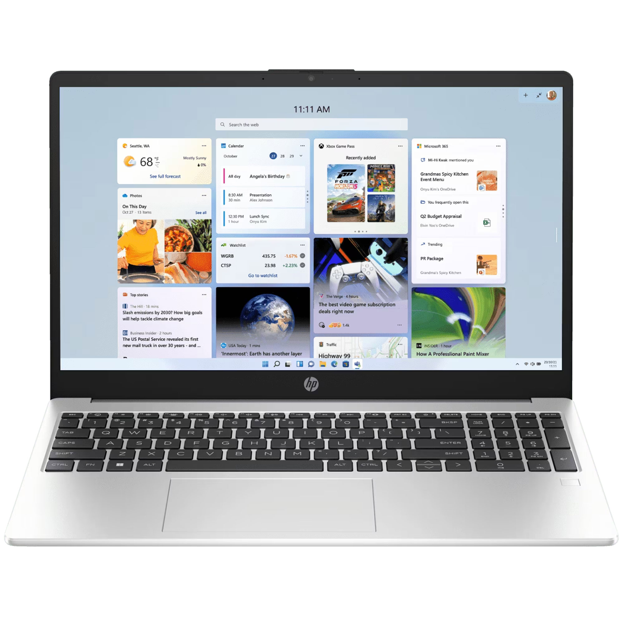 HP 250 G10 Notebook PC Intel Core i7 13th Gen 8GB RAM 512GB SSD 15.6 Inch FHD Display 2GB GDDR6 Nvidia GeForce MX550 Graphics