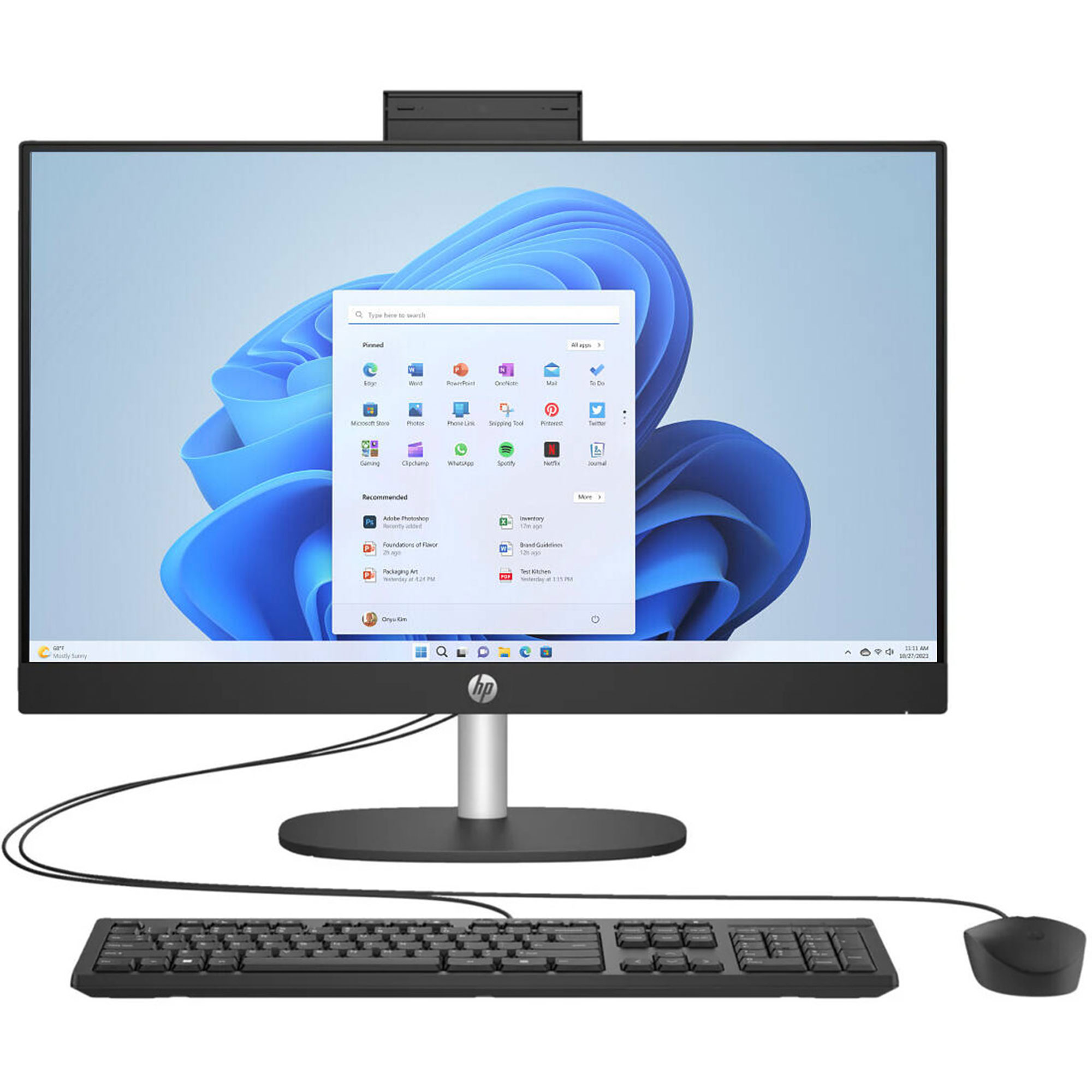 HP 27 inch All-in-One 27-cr0086nh PC Intel Core i7 13th Gen 8GB RAM 512GB SSD 27 Inch FHD Display